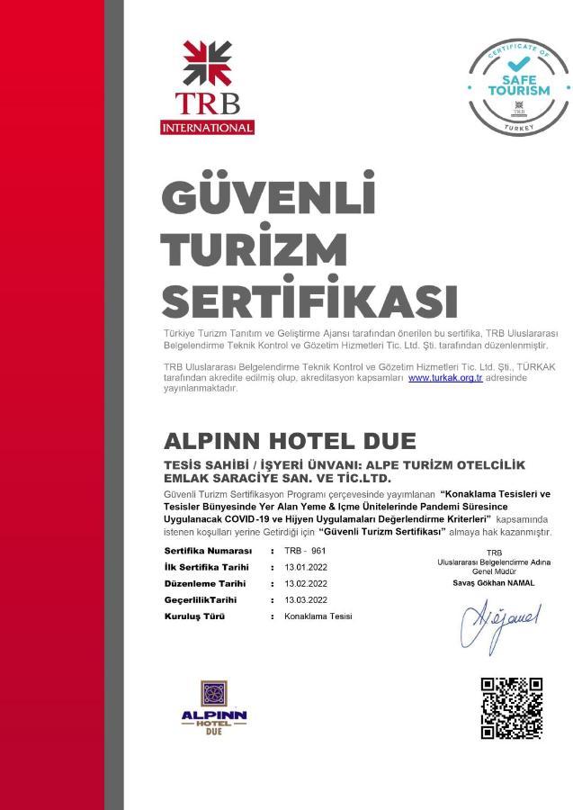 Alpinn Hotel Due Estambul Exterior foto